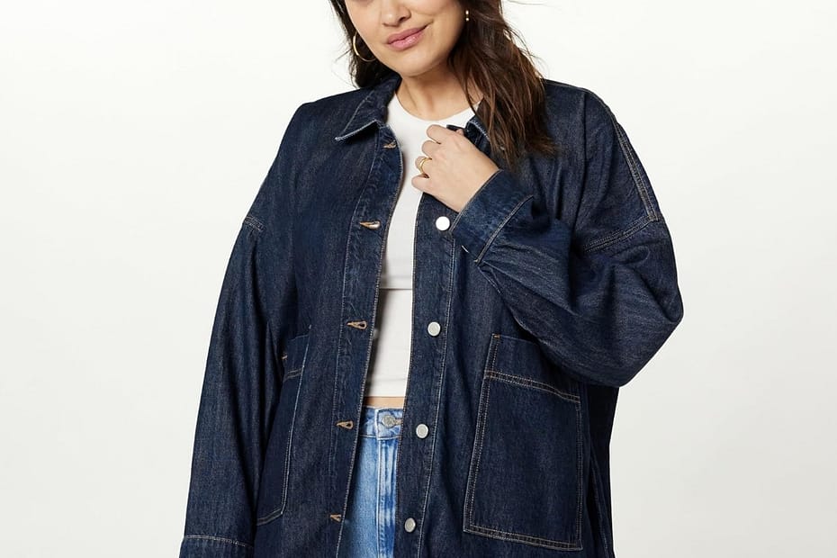 The Drop Women's Pilar Long Denim Shirt Jacket: A Trend Trend for 2024